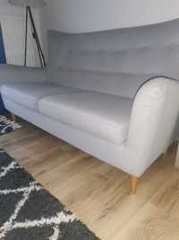 Sofa szara materiałowa