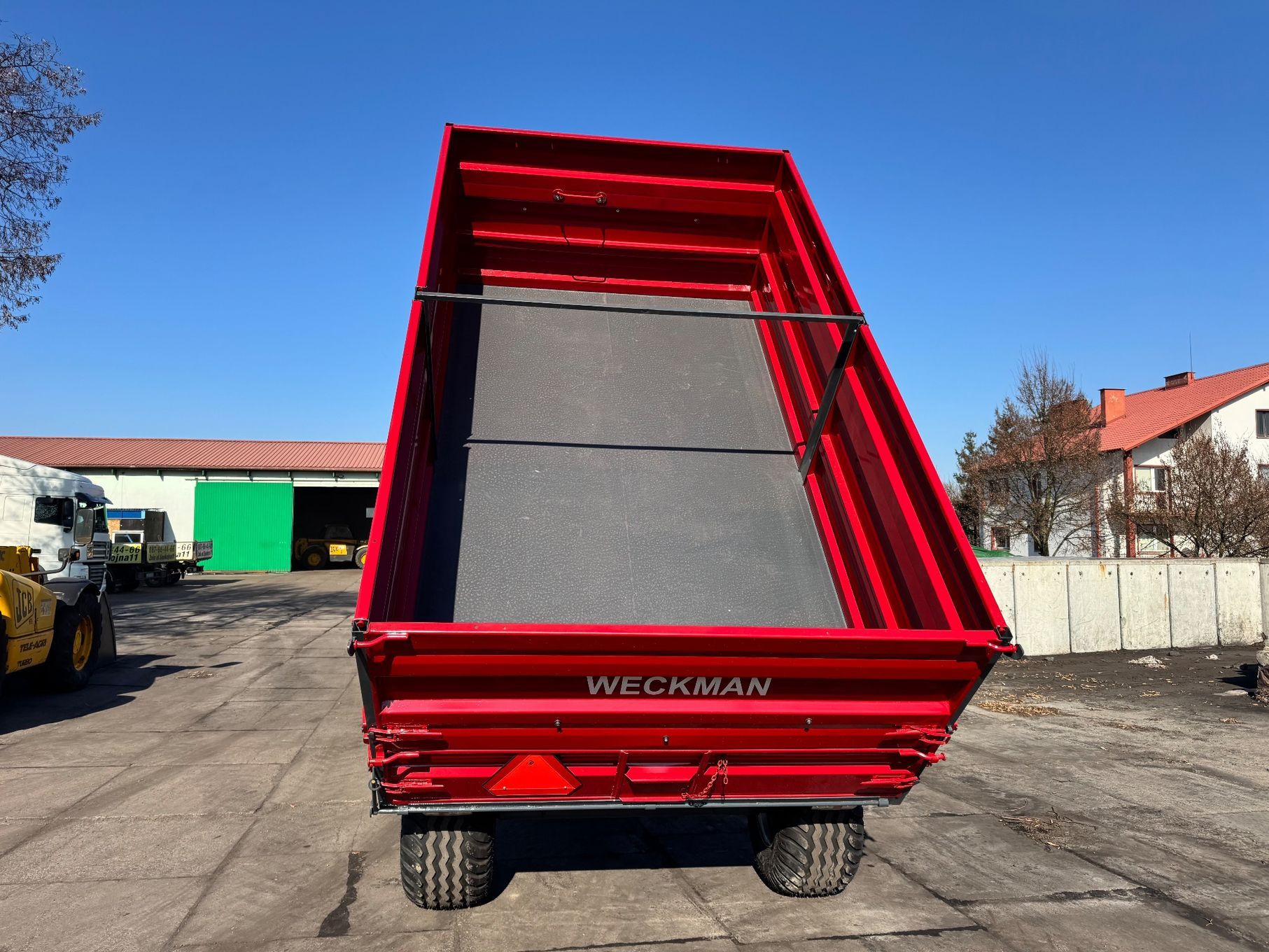Wecon WECKMAN  Przyczepa 12 ton Całkowita odbudowa, NOWE opony