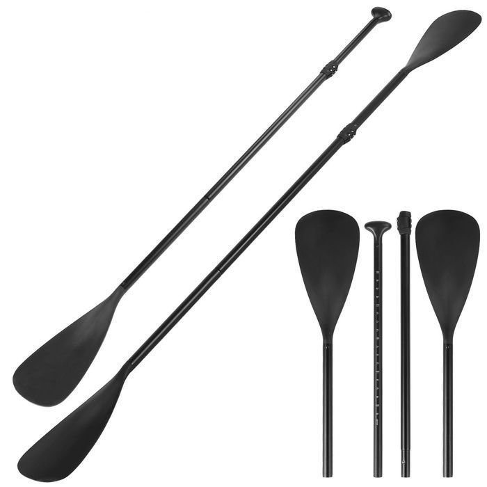 Wiosło 2w1 do SUP Kajak Dwustronne Regulowane Składane Paddleboard
