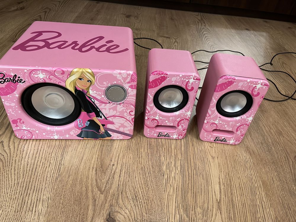 Głośniki różowe Barbie