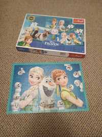 Puzzle Trefl Frozen Kraina Lodu 3w1 100