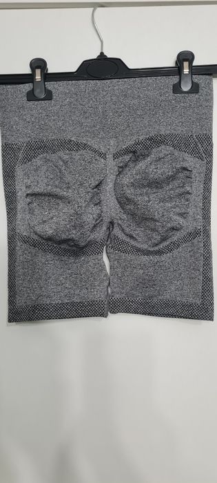 Legginsy push up krótkie szare L