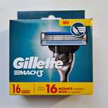 16 шт Gillette Mach3 змінні леза (вир. Німеччина) Value Pack