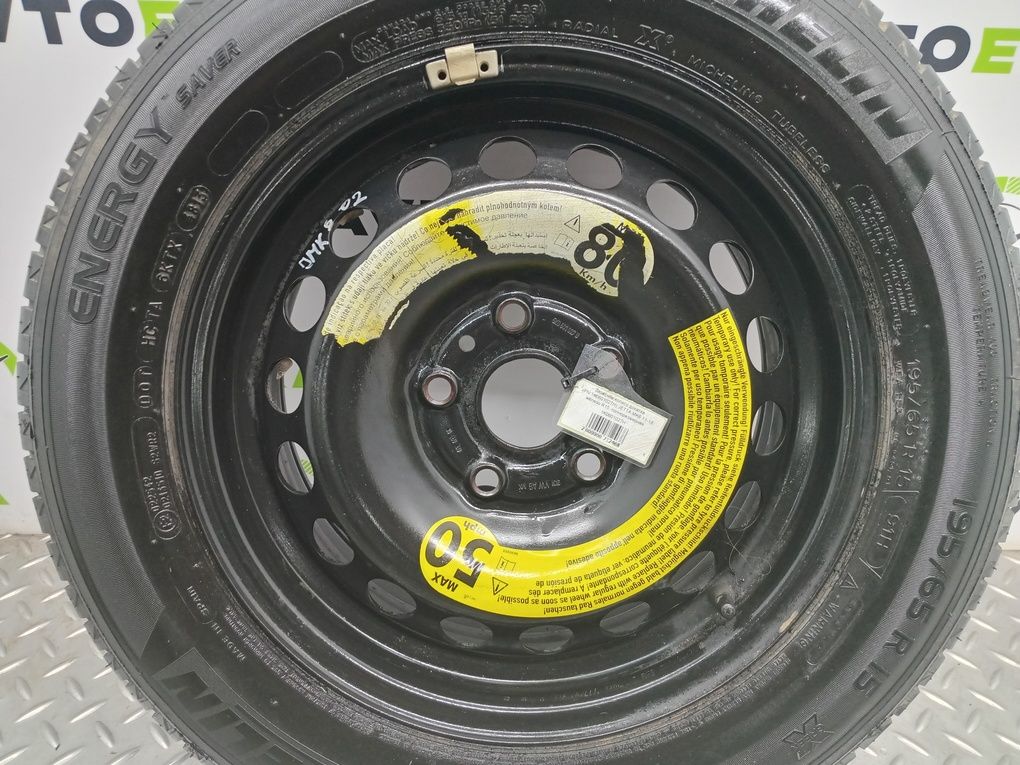Запасное колесо докатка R15 JETTA MK6 11-18 железо 1K0601027H