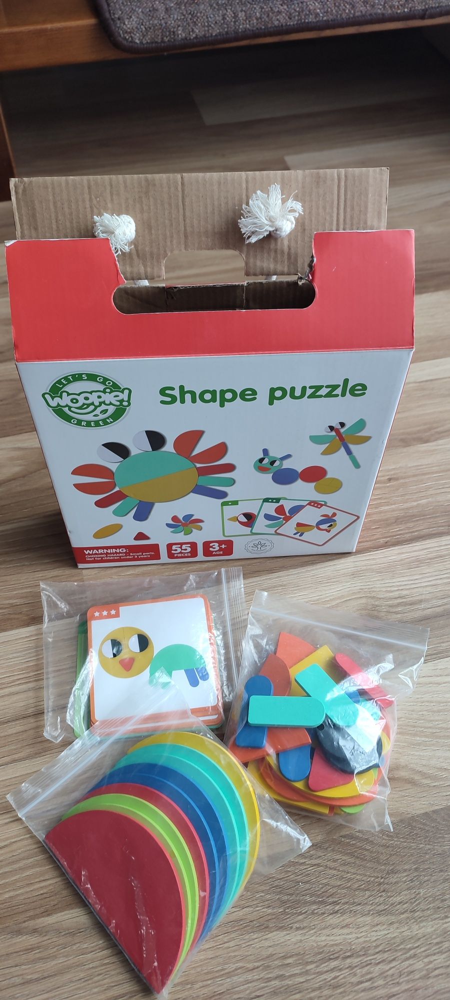 Drewniana Układanka Montessori puzzle