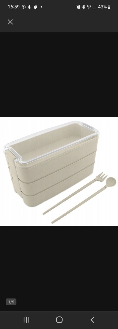 Lunch box Aptel APT_AG479F 900 ml,  2 sztuki