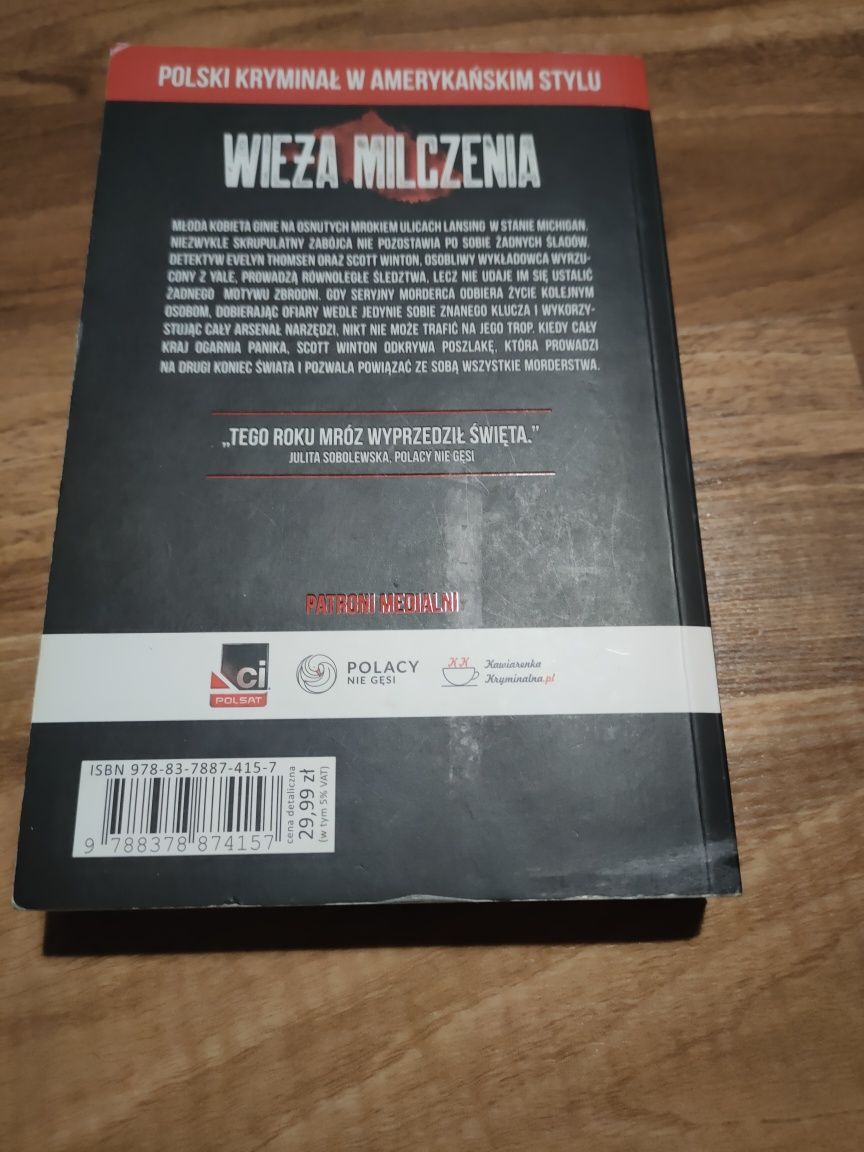 Książka ,, Wieża milczenia "