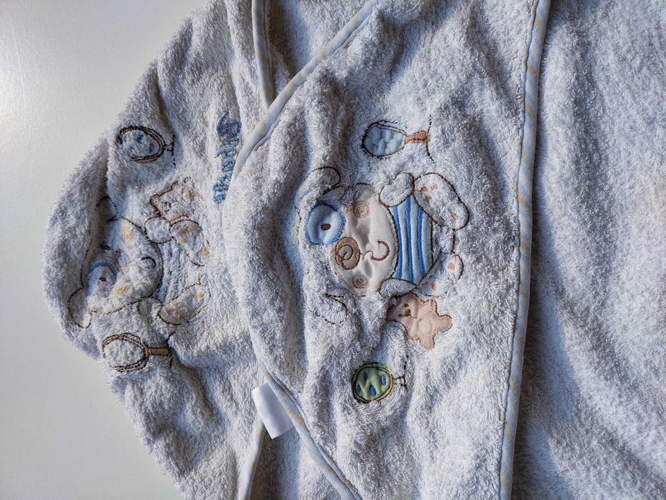 Ręczniki niemowlęce z kapturem 2 sztuki