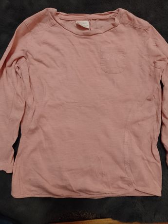 Bluzka różowa długi rękaw Zara 116
