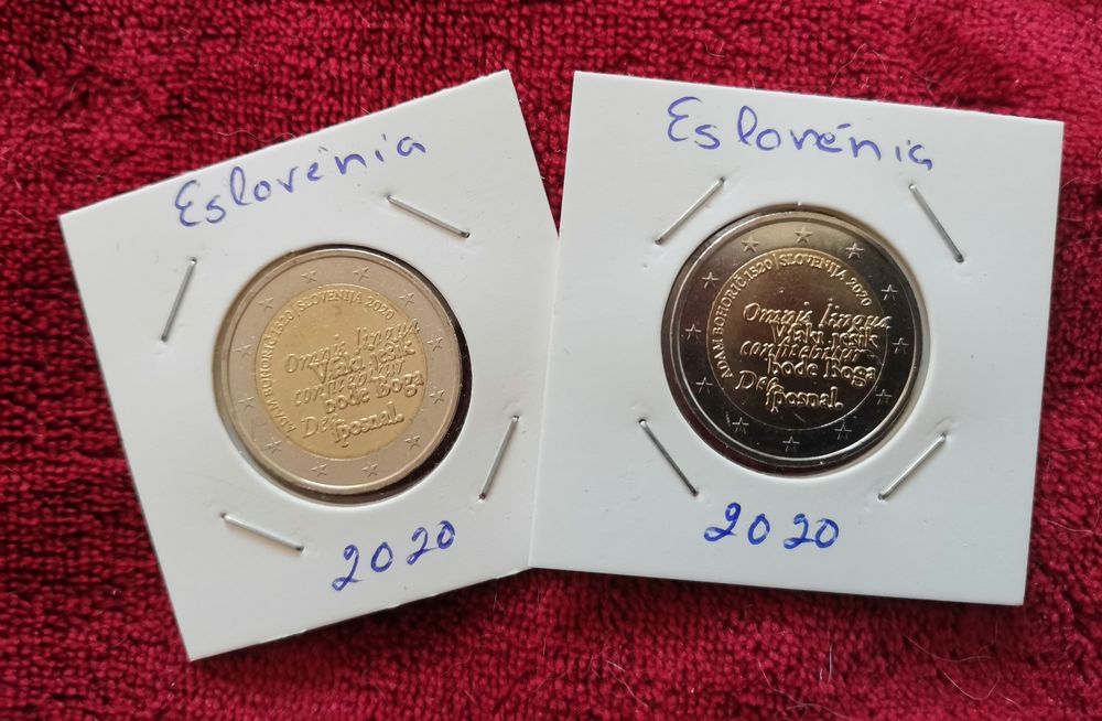 Moeda UNC comemorativa de 2€ - Eslovénia 2020