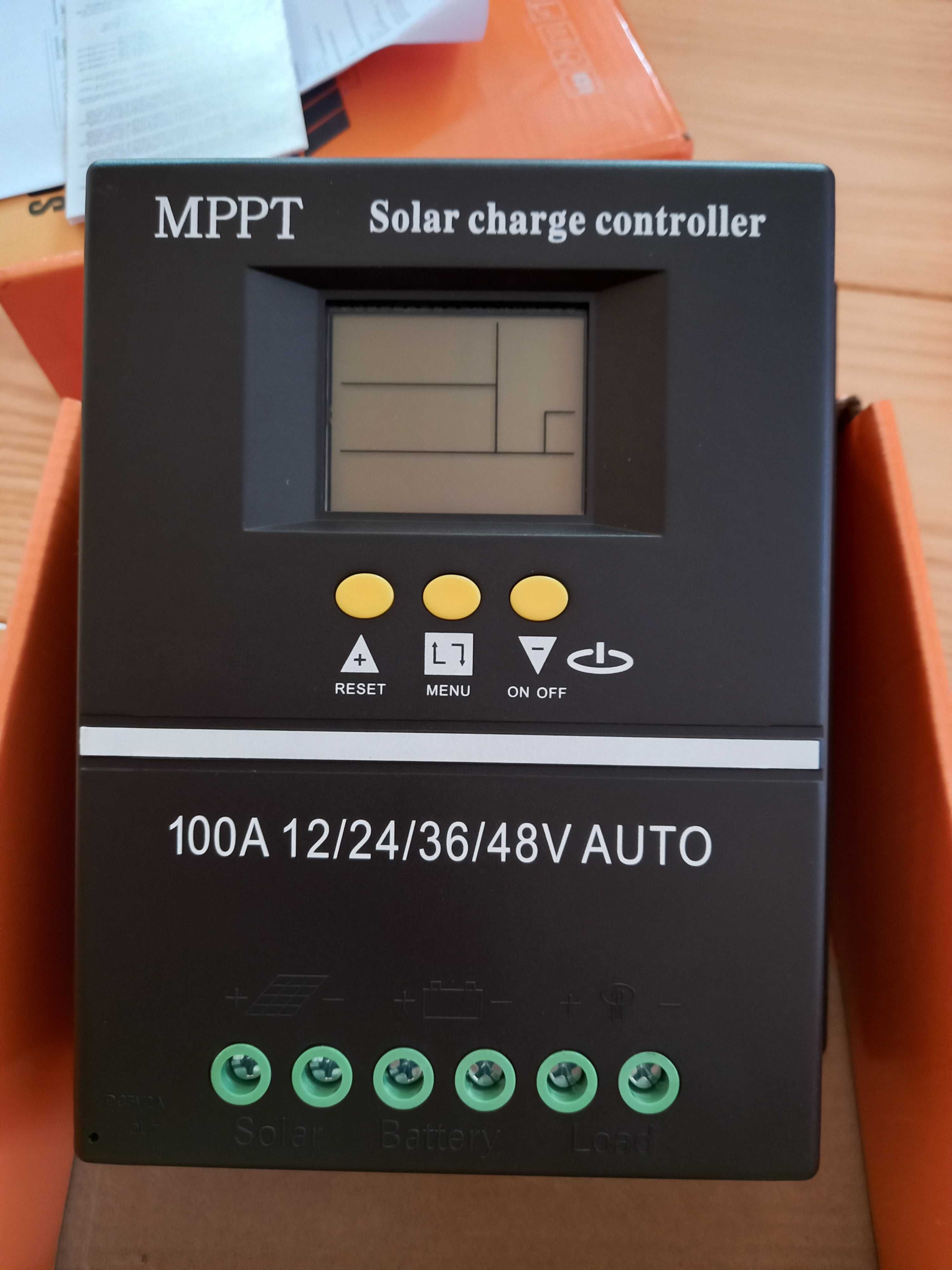 100A mppt solar kontroler 12/24/36/48v
