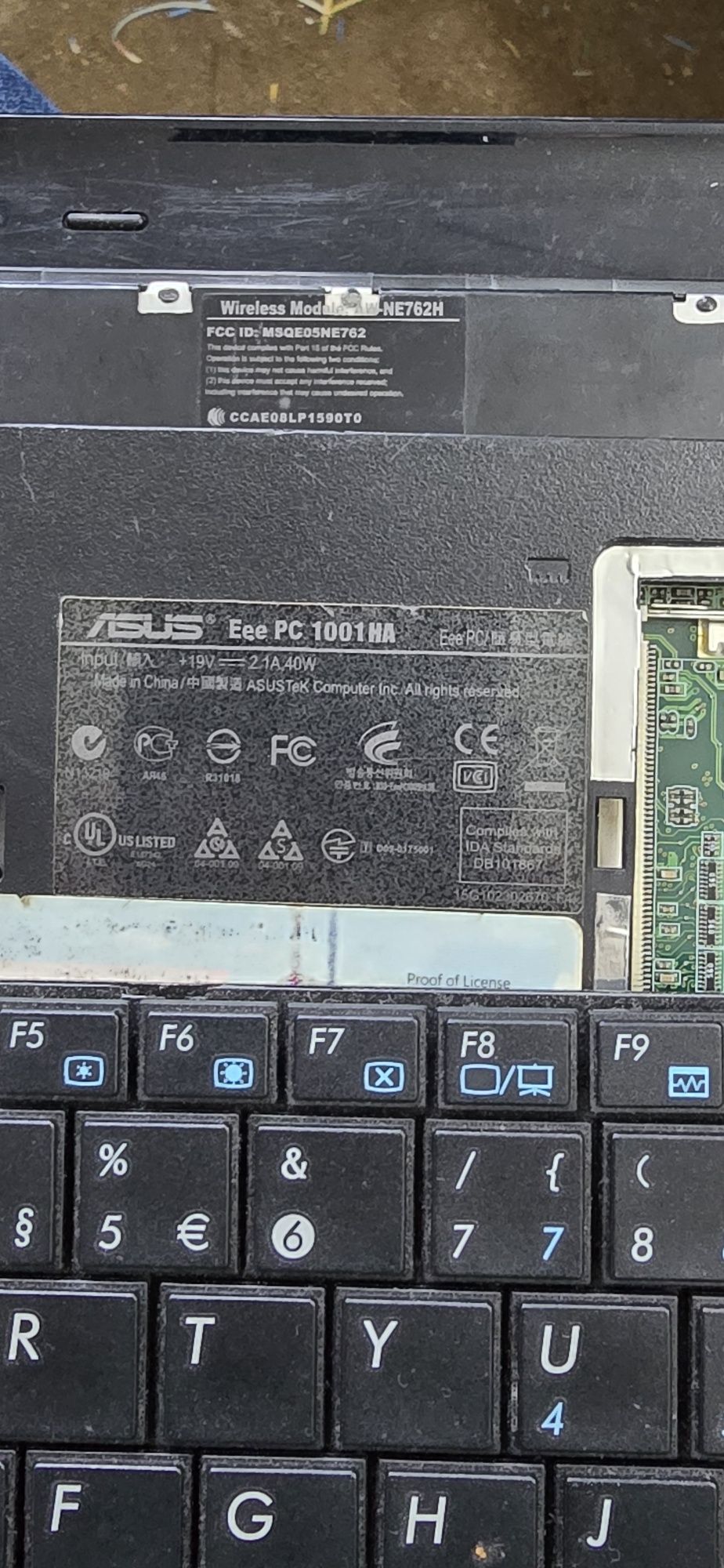 Ecrã asus Eee PC