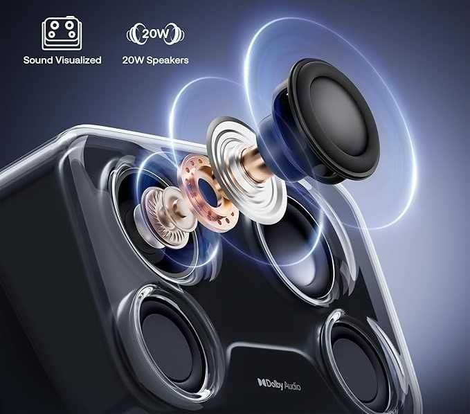 Inteligentny Projektor z Google TV 4K Aurzen Boom Mini 4w1 DoIby Audio
