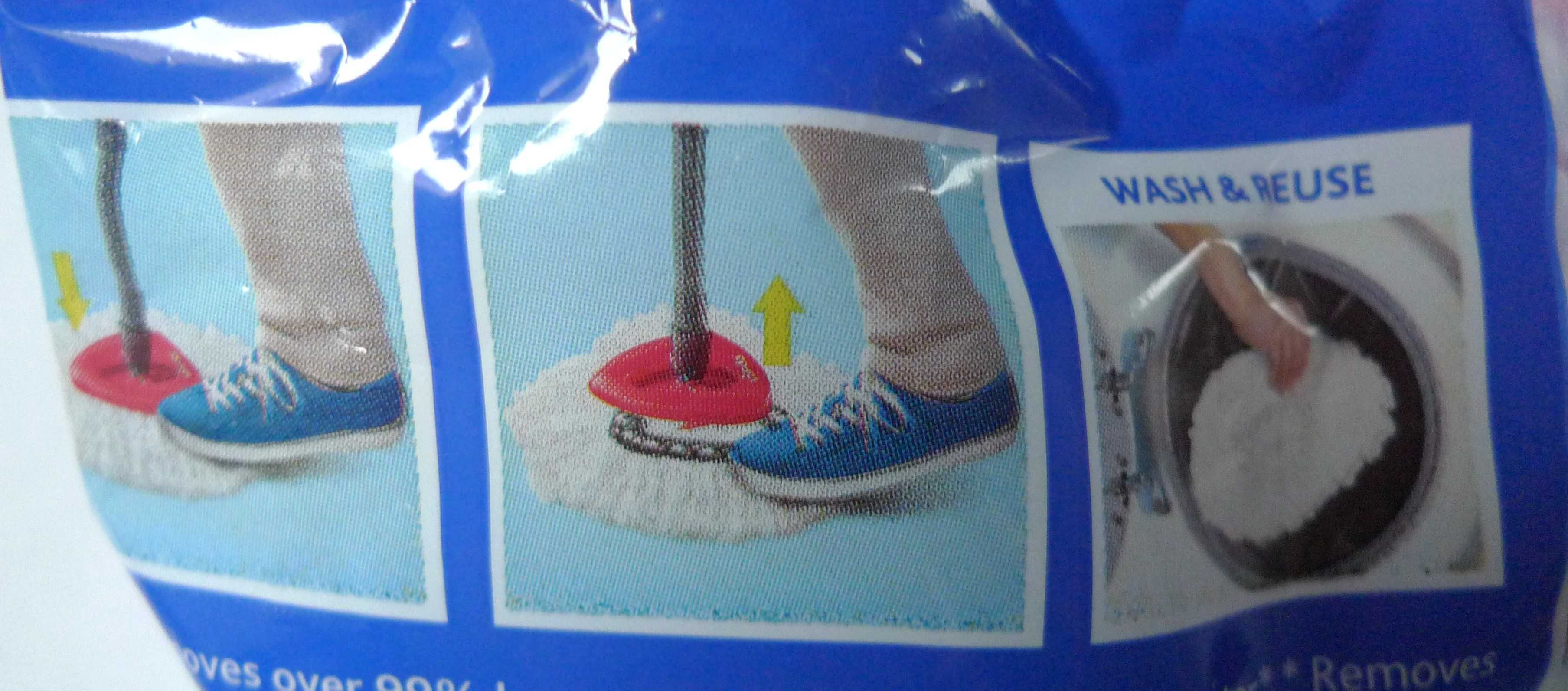 Wkład do mopa obrotowego Vileda Turbo z mikrofibry