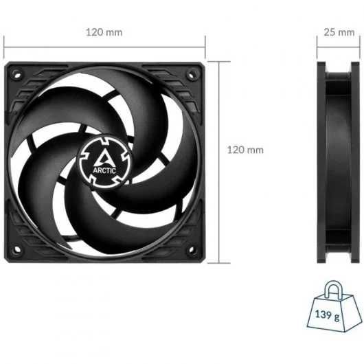 Ventoinha fan 140mm Arctic