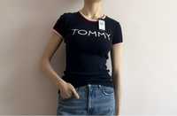 Футболка Tommy Hilfiger logo 100% хлопок (б/у , этикетка сохранена)