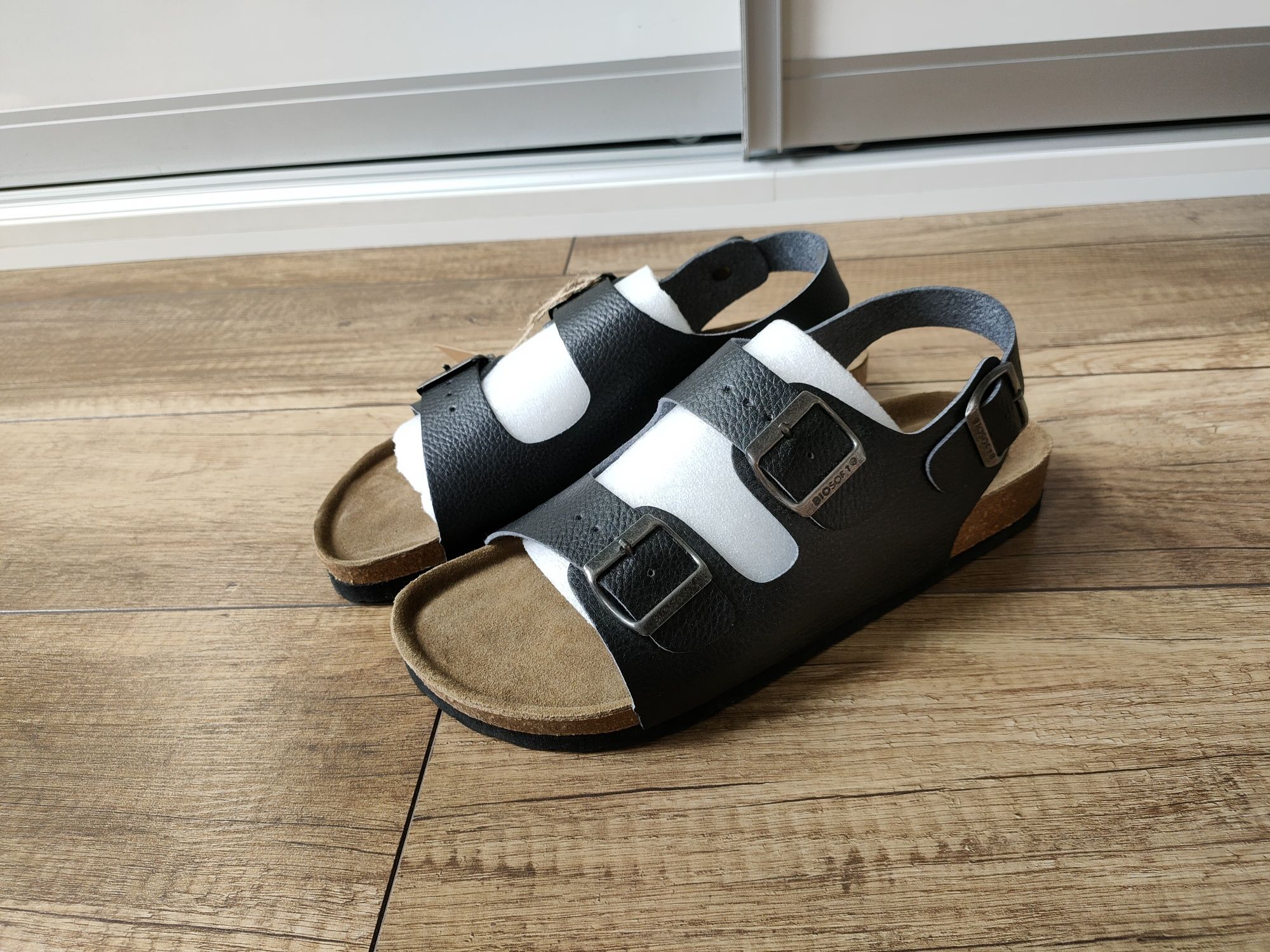 Sandały Bio Soft Comfort Easy Walk German czarne r. 42 27cm