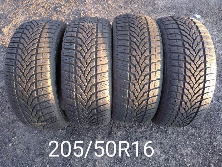 Opony używane 205/50R16 zimowa montaż wyważanie