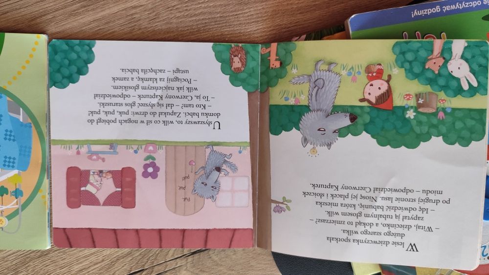 Czerwony kapturek moje pierwsze basnie , przygody Fenka cierpliwość