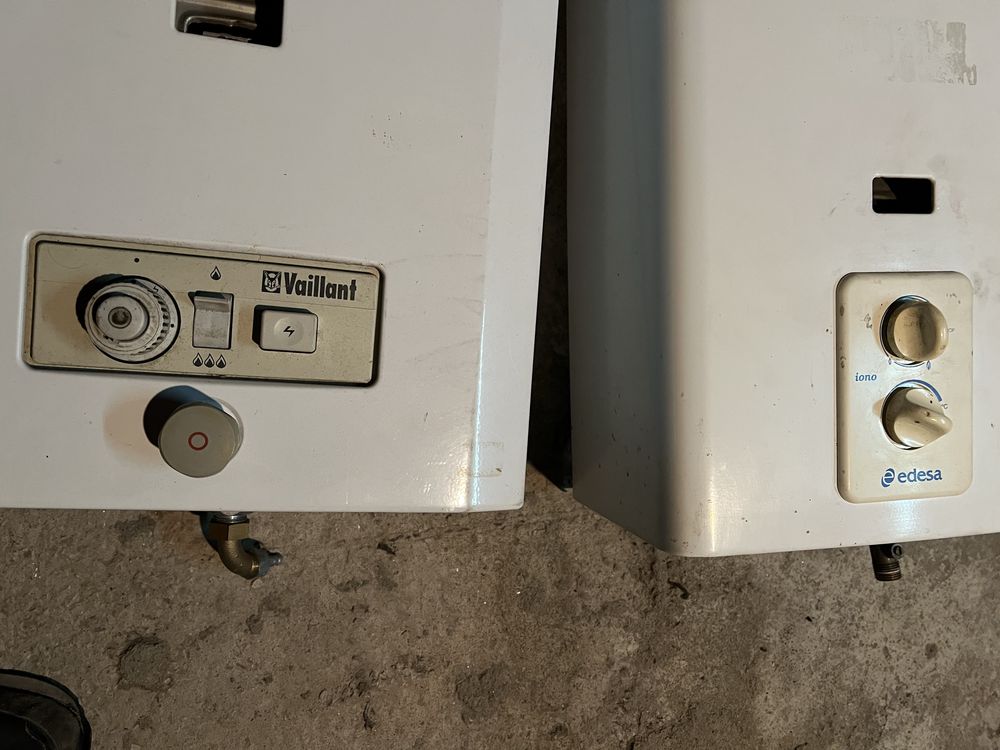 Esquentadores Edesa e Vaillant
