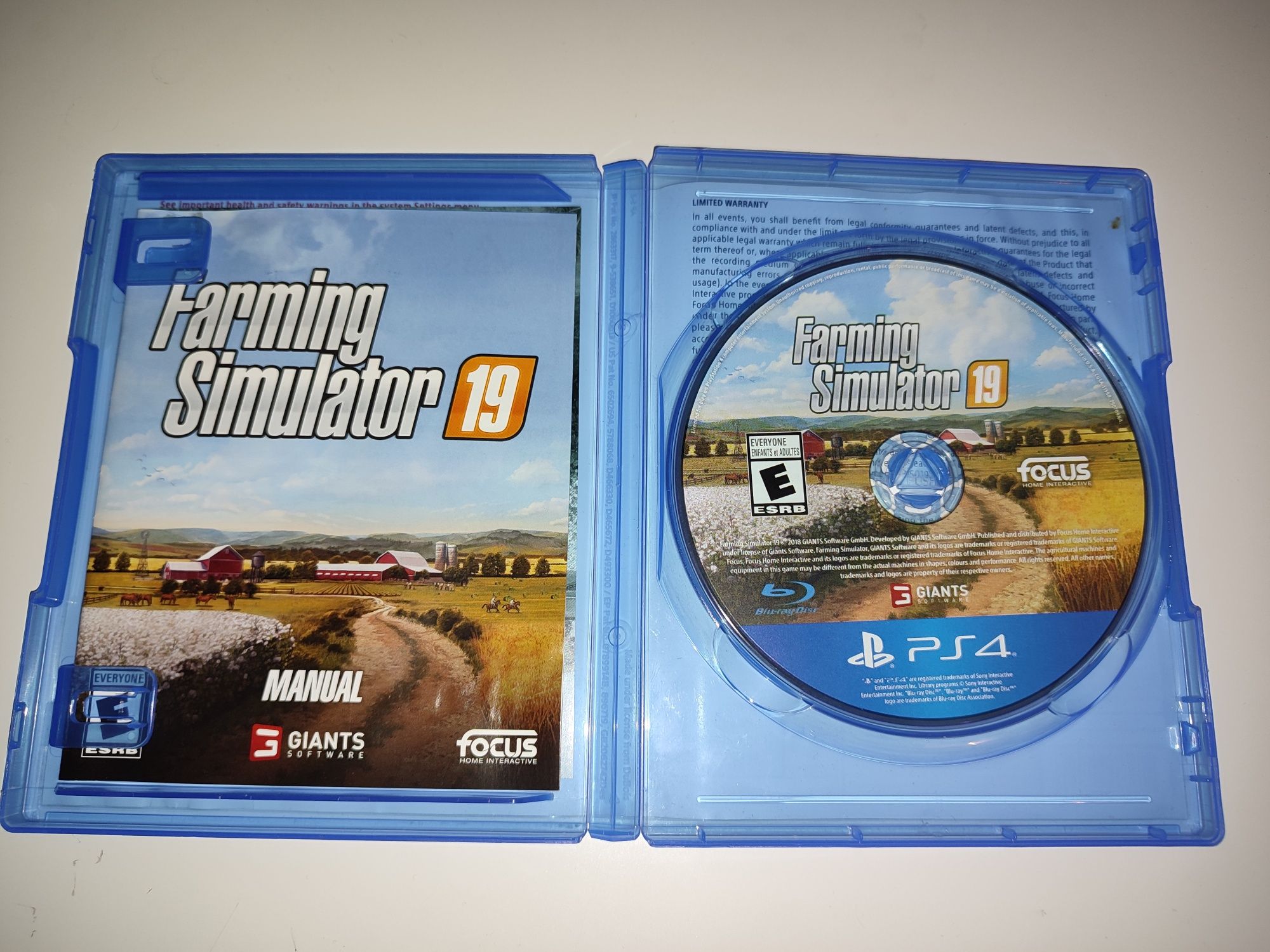 Gra Ps4 Farming Simulator 19 PL gry PlayStation 4 UFC GTA V crash GT7