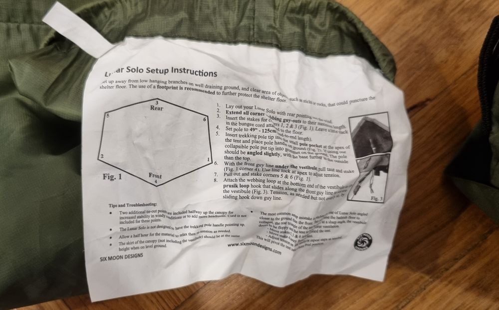 Namiot Six Moon Designs Lunar Solo