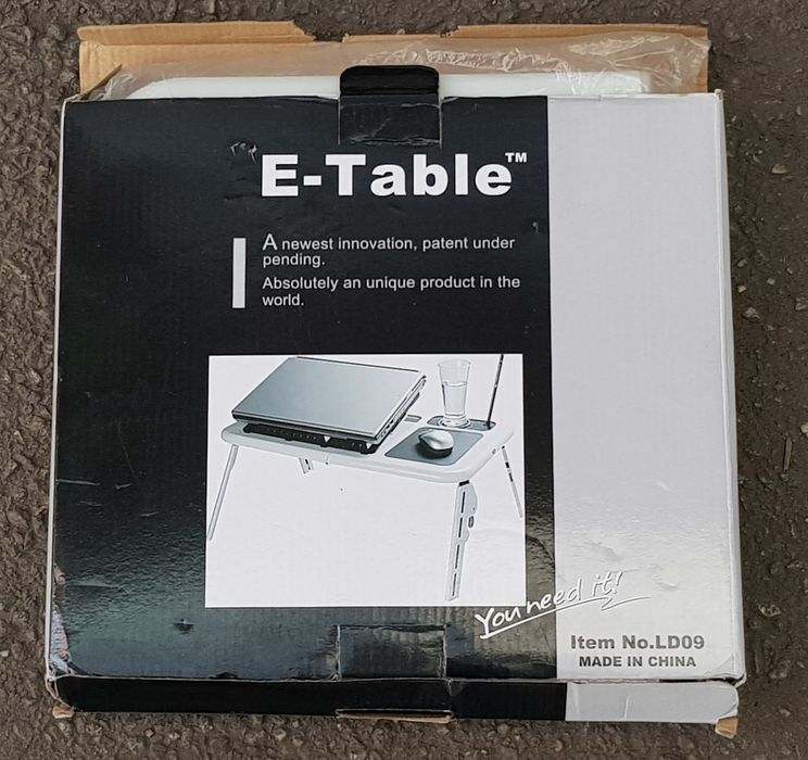 Столик складний підставка охолоджуючий для ноутбука E-Table