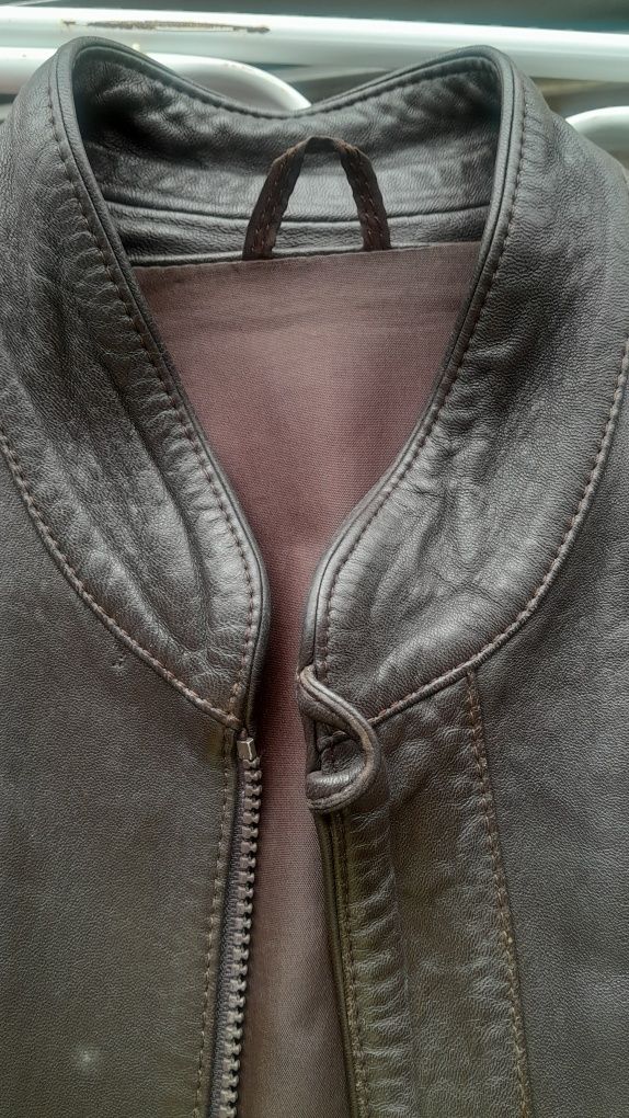 Casaco de pele masculino