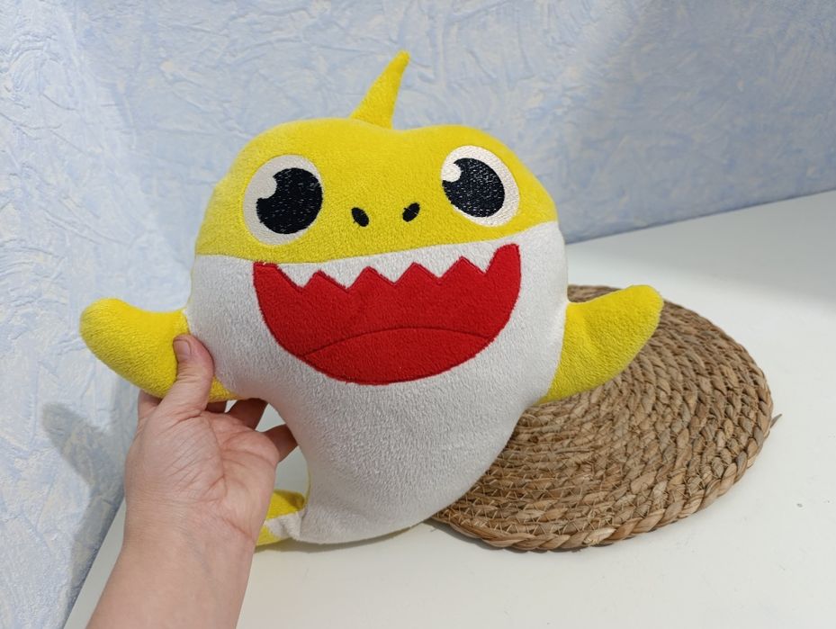Baby shark акуленок акульонок мягкая игрушка