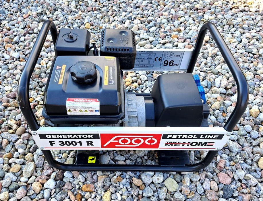 FOGO F 3001 R Agregat prądotwórczy 1-fazowy 230V z AVR,  2,7 kW