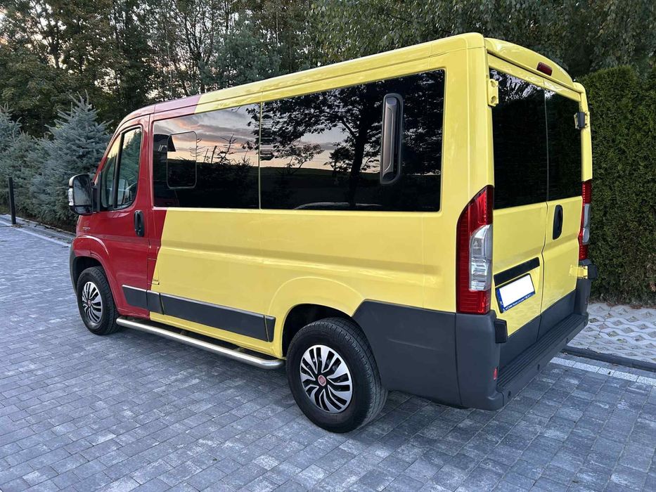 Bus Fiat Ducato 9-osobowy 2.3 * KLIMA * TEMPOMAT * NAVI * SERWISOWANY