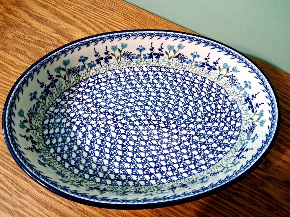 Polmisek owalny 27cm 1.3L GAT1 Ceramika Artystyczna Boleslawiec