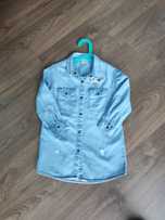 Koszula jeansowa dla dziewczynki Zara r.110