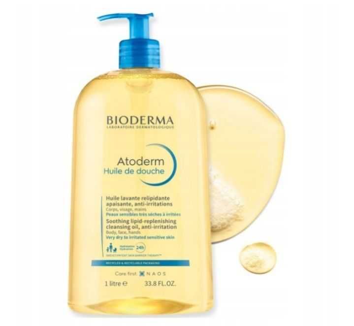 BIODERMA Atoderm Huile OLEJEK DO KĄPIELI 1000ml 100% oryginał