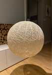 Lampa wiszaca cotton, caruba, pleciona kula 50cm