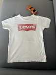 Levis biały t-shirt r. 6/7 lat
