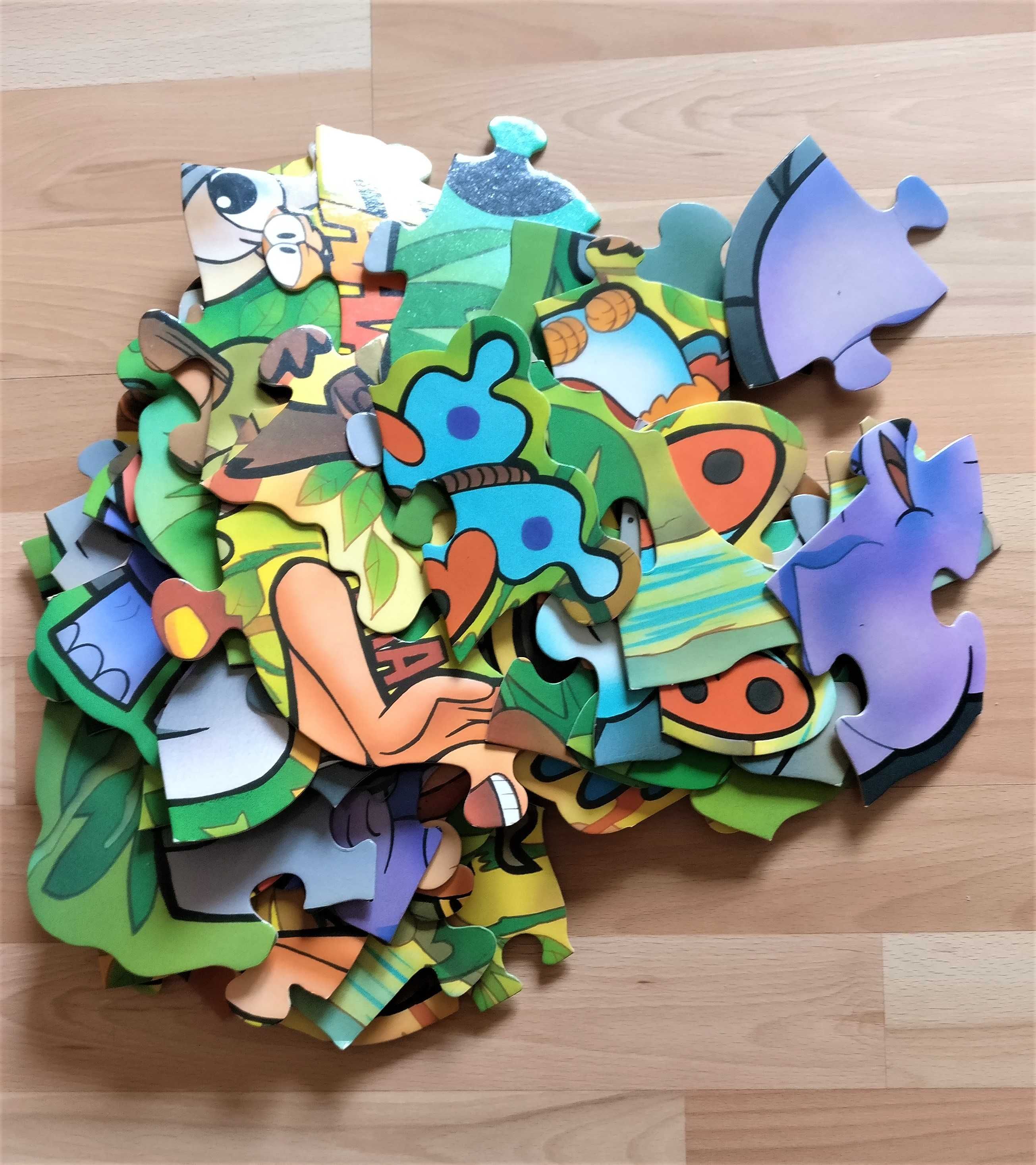 Puzzle gigante a selva da diset