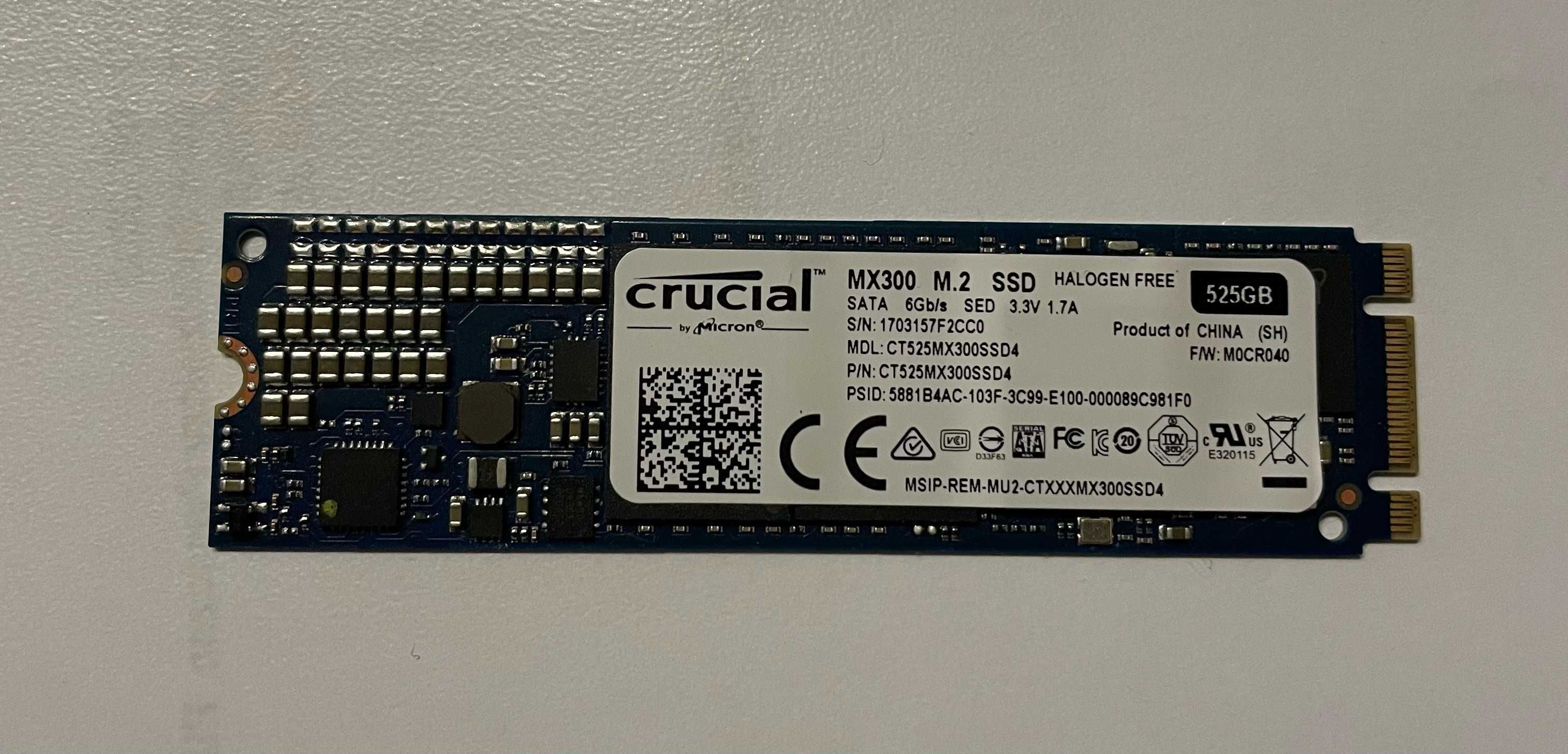 Pamięć SSD Crucial MX300 M.2 525GB