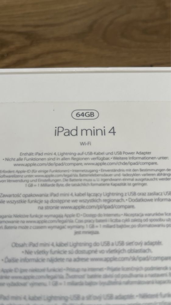 Apple iPad Mini 4 64GB WI-FI Gold