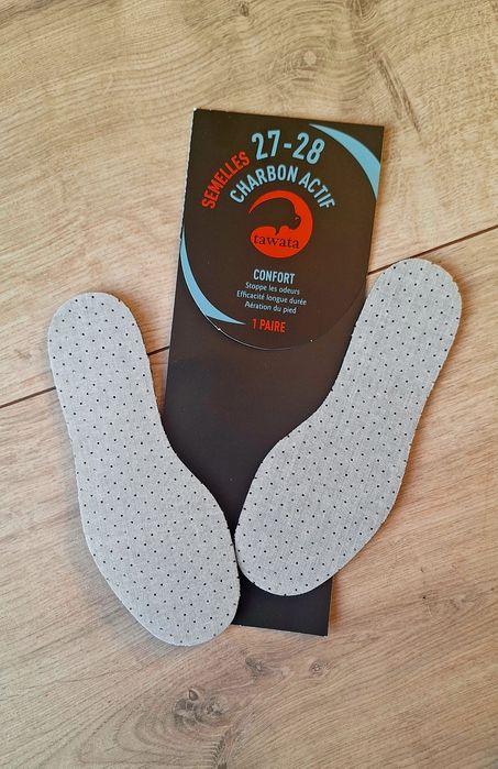 Wkładki do butów aktywny węgiel 27-28 17,5 cm