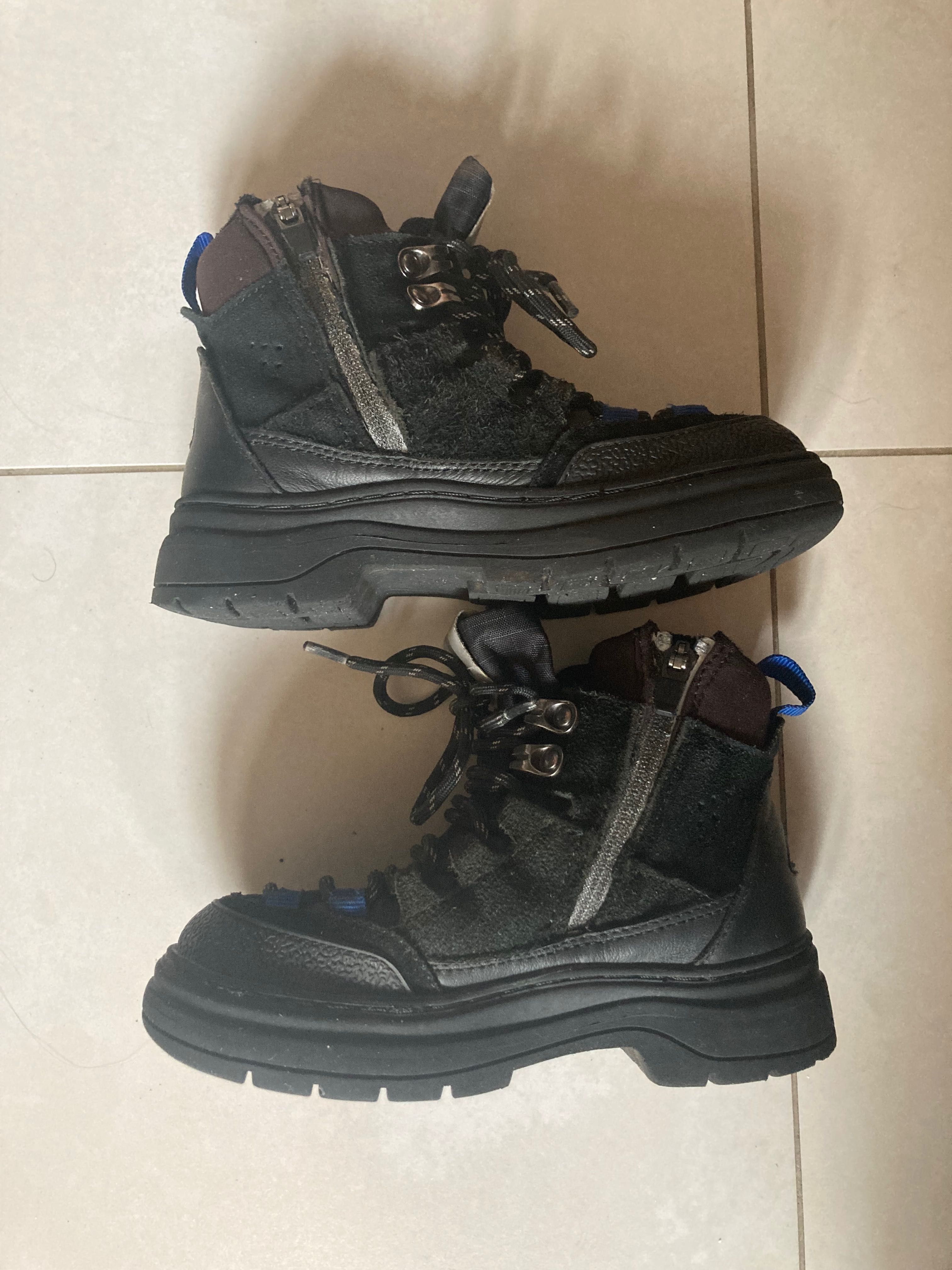 Buty outdoor, traperki Zara, zamszowe, rozm. 29, przejściowe
