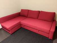 Sofá, chaise longue e cama dupla