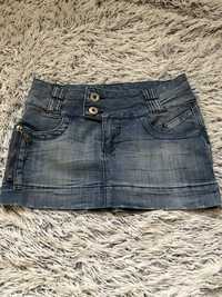 Spódnica mini jeans S
