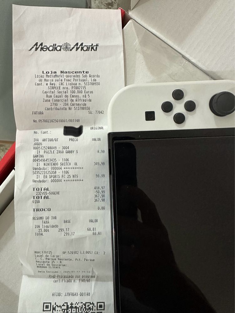 Nitendo Oled Nova