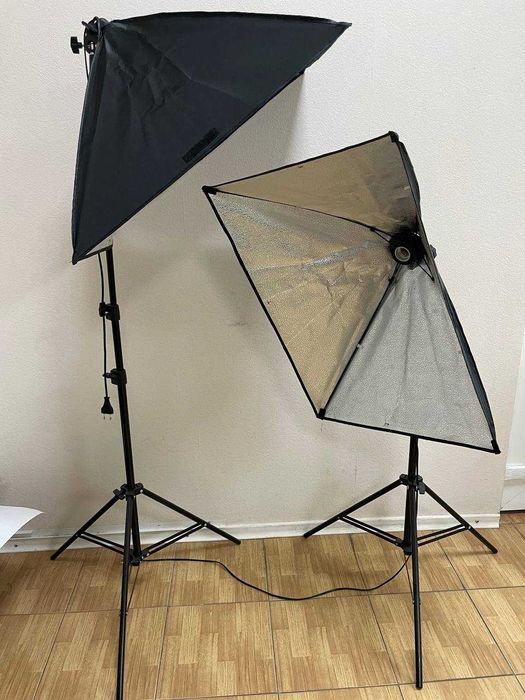 Софтбокс + лампа