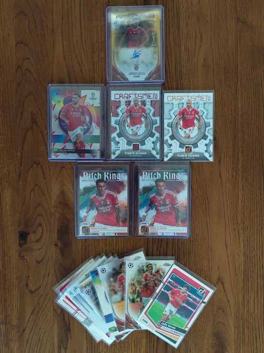 Lote Topps/Panini SL Benfica