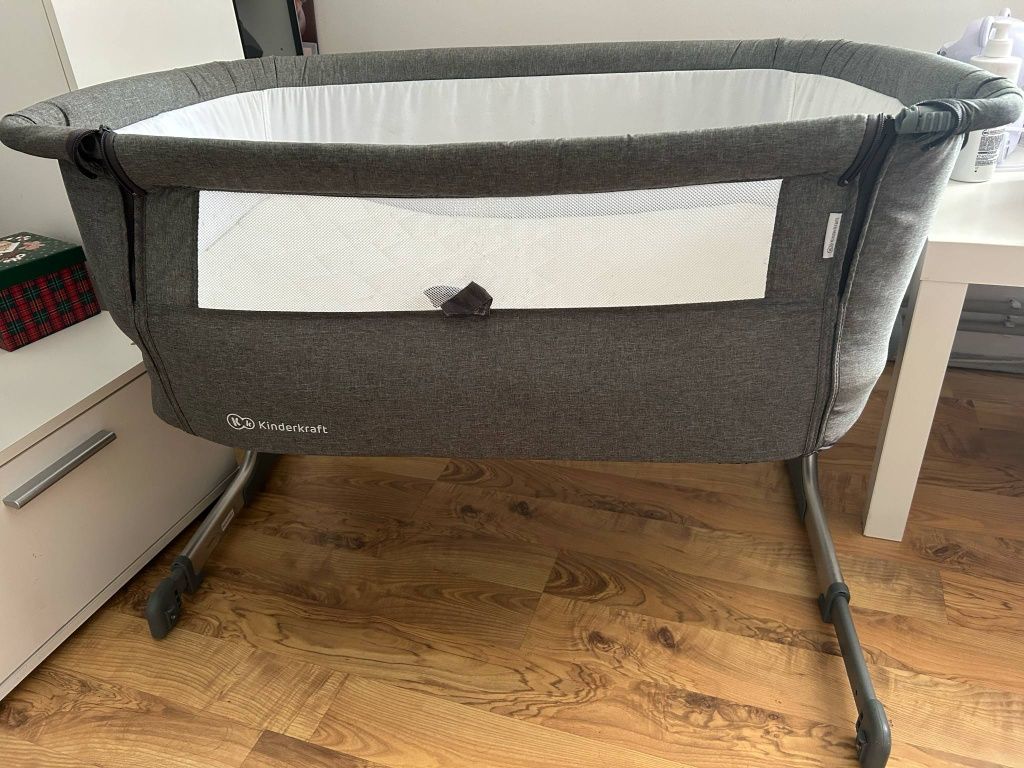 Dostawka kinderkraft łóżeczko dostawne plus materac