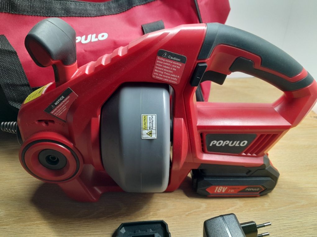 Bezprzewodowa spirala sprężyna hydrauliczna 18v populo 7,6m