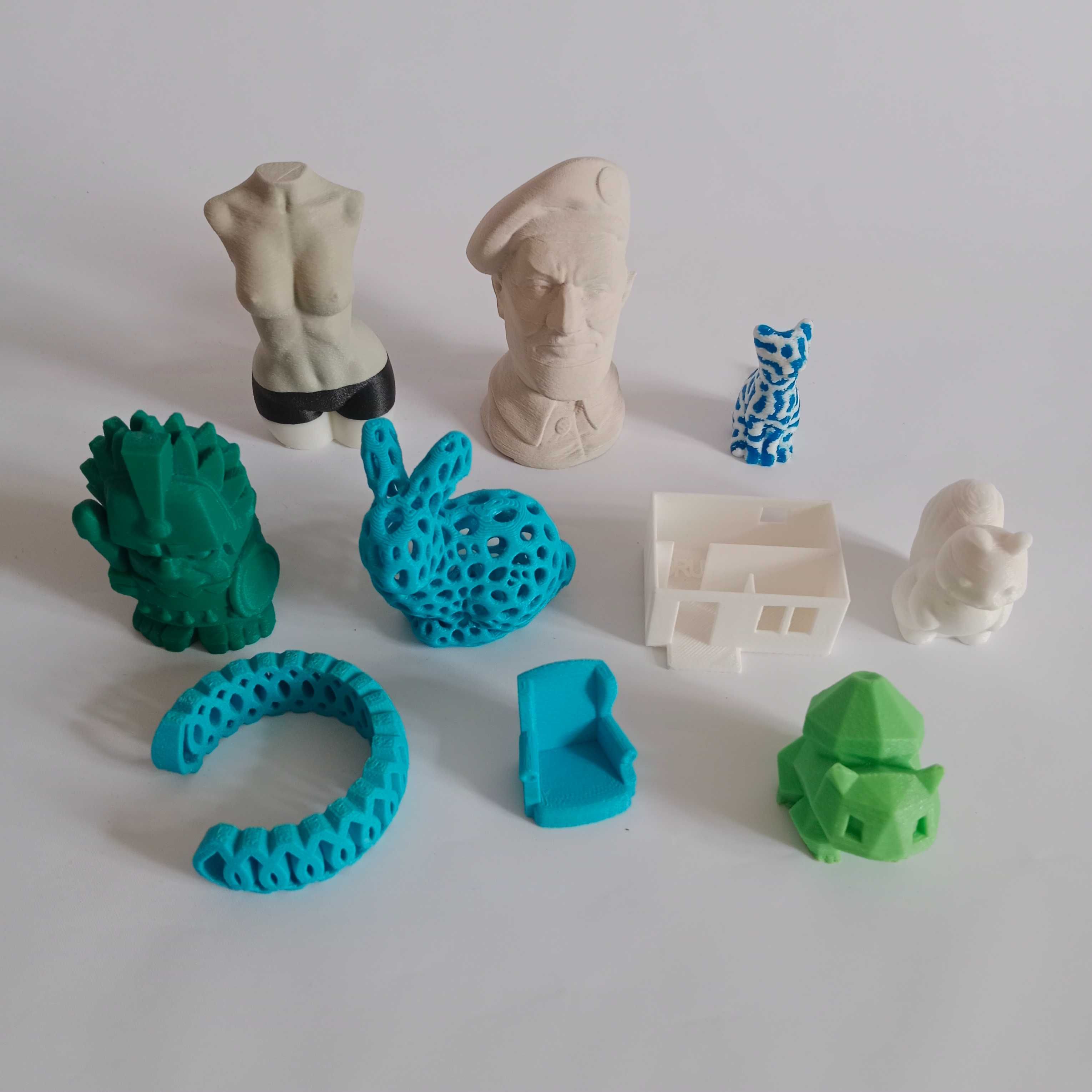 figurki 3d wydrukowane na drukarce 3D