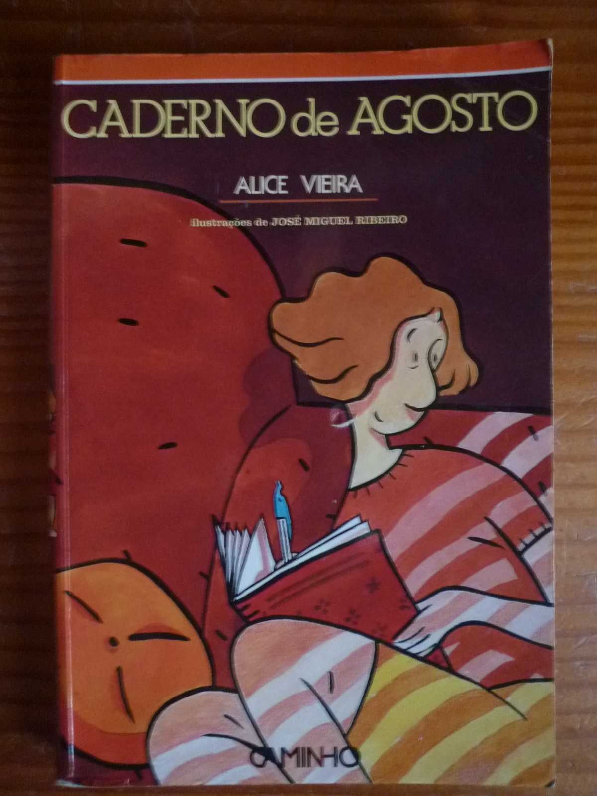 Caderno de Agosto de Alice Vieira Editora Caminho